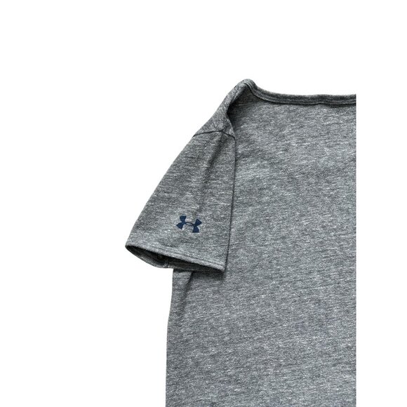 Notre Dame Fighting Irish Shirt Womens Gray Football Under Armour Short Sleeve - Picture 3 of 6